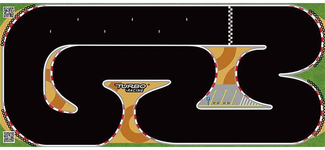 TURBO RACING 【再生産】1/76 RCトラック ロング 80×180cm【760178】 返品種別B