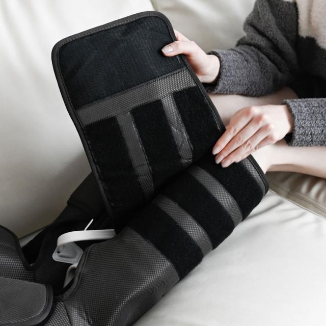 BASSLET TKM12EM001 フットマッサージャー（ブラック）ポータブルエアーレッグマッサージャー[TKM12EM001] 返品種別A_4