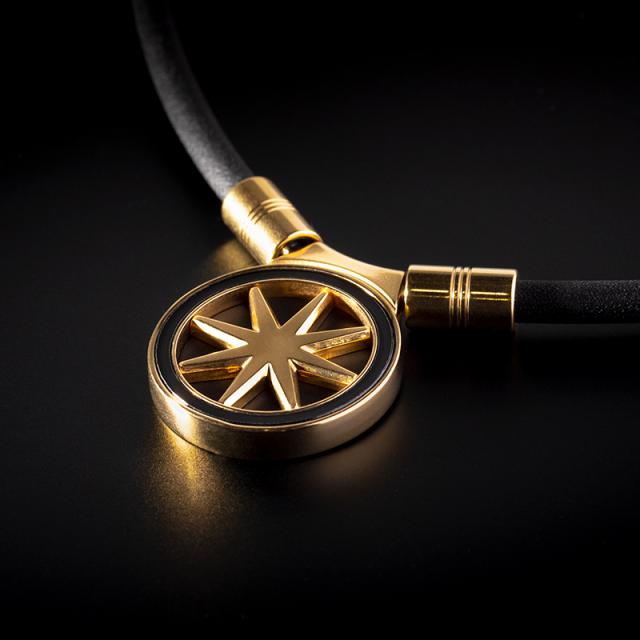 BANDEL HLCNE2BG47 EARTH アース 2.0（Black×Gold・サイズ：47cm）バンデル 磁気ネックレス[HLCNE2BG47] 返品種別A