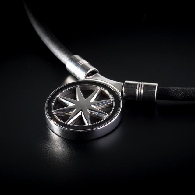 BANDEL HLCNE2BS47 EARTH アース 2.0（Black×Silver・サイズ：47cm）バンデル 磁気ネックレス[HLCNE2BS47] 返品種別A