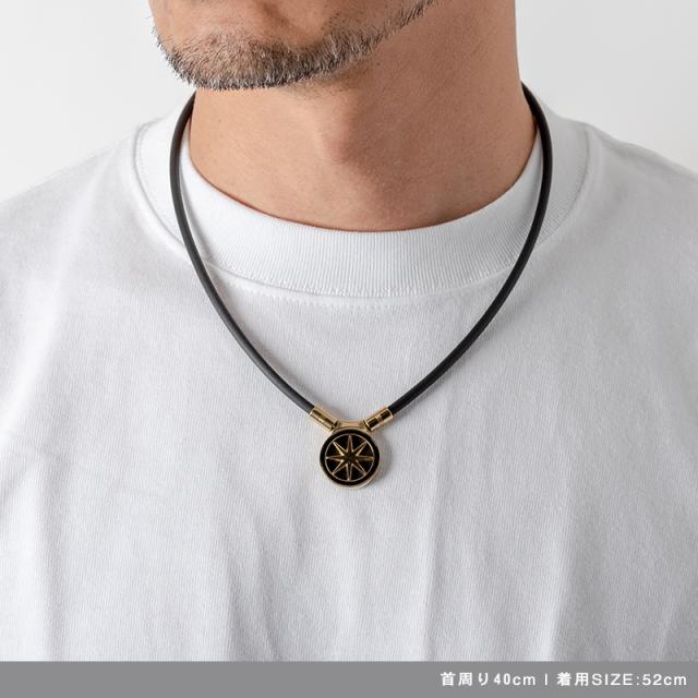 BANDEL HLCFNE2BG52 EARTH mini アースミニ 2.0（Black×Gold・サイズ：52cm）バンデル 磁気ネックレス[HLCFNE2BG52] 返品種別A_5