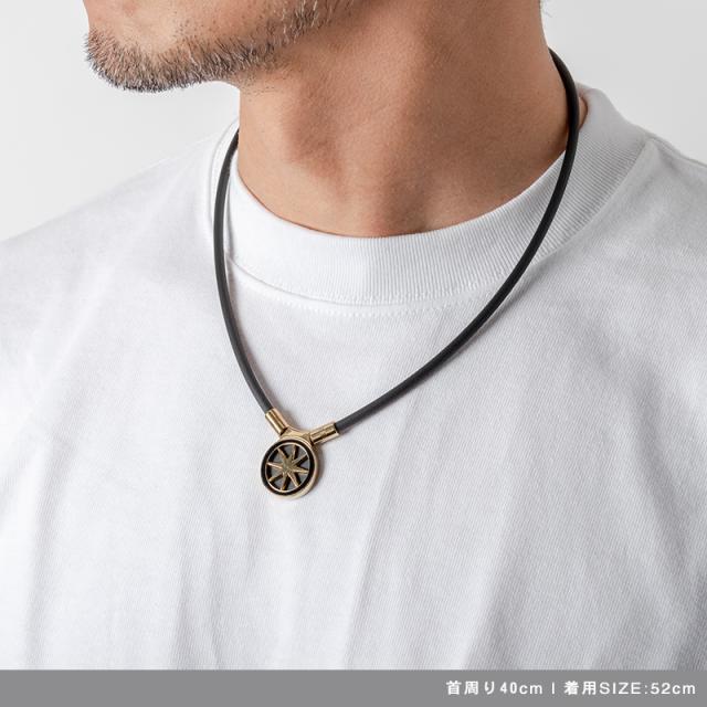 BANDEL HLCFNE2BG52 EARTH mini アースミニ 2.0（Black×Gold・サイズ：52cm）バンデル 磁気ネックレス[HLCFNE2BG52] 返品種別A_6
