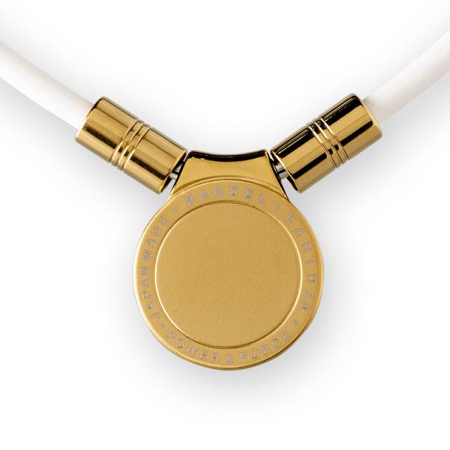 BANDEL HLCFNE2WG47 EARTH mini アースミニ 2.0（White×Gold・サイズ：47cm）バンデル 磁気ネックレス[HLCFNE2WG47] 返品種別A