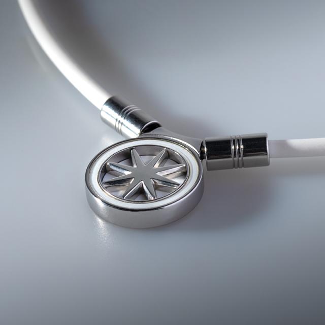 BANDEL HLCFNE2WS43 EARTH mini アースミニ 2.0（White×Silver・サイズ：43cm）バンデル 磁気ネックレス[HLCFNE2WS43] 返品種別A