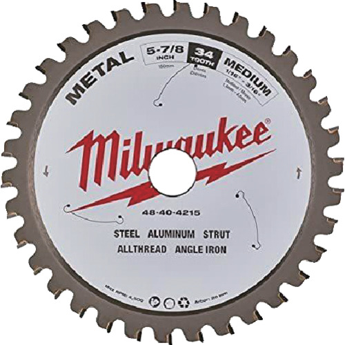 ミルウォーキー 48-40-4215 150mm チップソーカッター用交換刃 34T (鉄鋼用)Milwaukee[48404215] 返品種別B