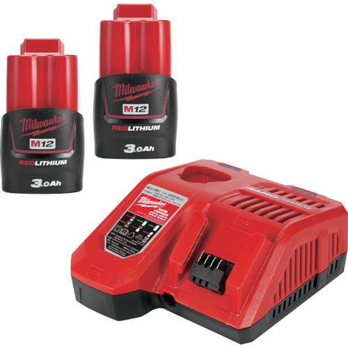 ミルウォーキー M12-18 NRG-302 JP M12 (2) 3.0Ah FCスタートキットMilwaukee[M1218NRG302JP] 返品種別B