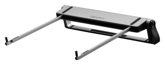 GRAPHT（グラフト） GRT065-SLV-ONE 9in1 ポート付き ポータブルスタンド PD対応 パソコンスタンド　Device Centric Portable - Silver[GRT065SLVONE] 返品種別A