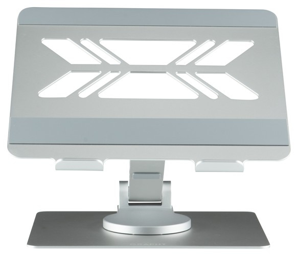 GRAPHT（グラフト） 7in1 ポート付きスタンド PD対応 パソコンスタンド Device Centric Folio - Silver  GRT069-SLV-ONE返品種別A