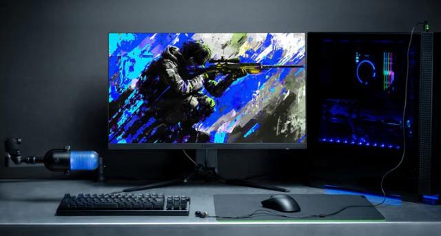 GRAPHT｜グラフト GRT070-2732DML-BK ゲーミング液晶ディスプレイ(27型/Fast IPS/WQHD 2560×1440/320Hz/1ms/HDR/HDMI/DP)(ブラック)[GRT0702732DMLBK] 返品種別A
