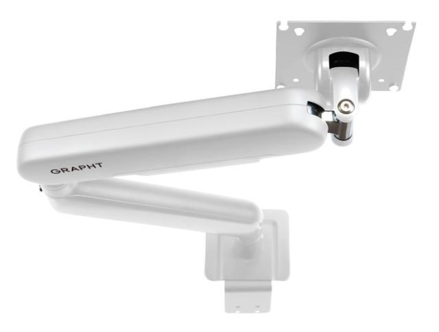 GRAPHT（グラフト） GRT074-WHT-ONE 〜34インチ対応 耐荷重2-9kg 高耐久モニターアーム GRAPHT Monitor Arm - Aero M9C（White）ディスプレイアーム[GRT074WHTONE] 返品種別A_3