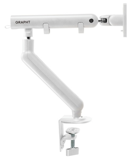 GRAPHT（グラフト） GRT075-WHT-ONE 〜34インチ対応 耐荷重2-9kg 高耐久モニターアーム GRAPHT Monitor Arm - Aero M9TQ（White）ディスプレイアーム[GRT075WHTONE] 返品種別A