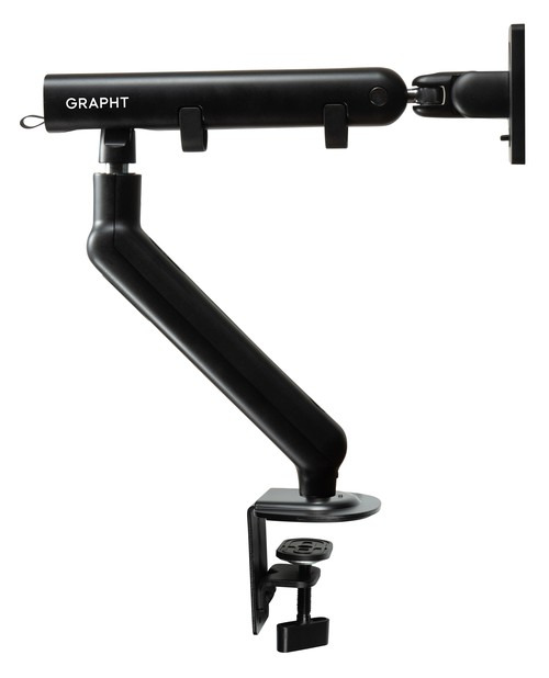 GRAPHT（グラフト） GRT075-BLK-ONE 〜34インチ対応 耐荷重2-9kg 高耐久モニターアーム GRAPHT Monitor Arm - Aero M9TQ（Black）ディスプレイアーム[GRT075BLKONE] 返品種別A