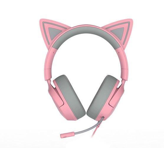 Razer 【国内正規品】Kraken Kitty V3 X ゲーミング用 有線ネコミミヘッドセット (Quartz Pink Edition) RZ04-05350100-R3M1返品種別A_2