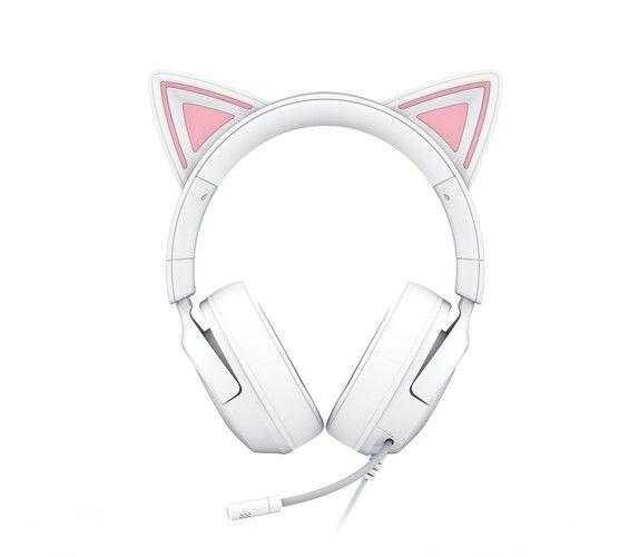Razer 【国内正規品】Kraken Kitty V3 X ゲーミング用 有線ネコミミヘッドセット (White Edition) RZ04-05350300-R3M1返品種別A_2