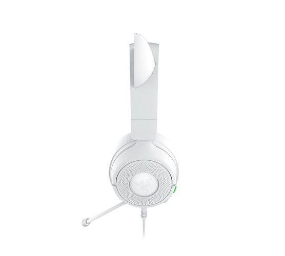 Razer 【国内正規品】Kraken Kitty V3 X ゲーミング用 有線ネコミミヘッドセット (White Edition) RZ04-05350300-R3M1返品種別A_3