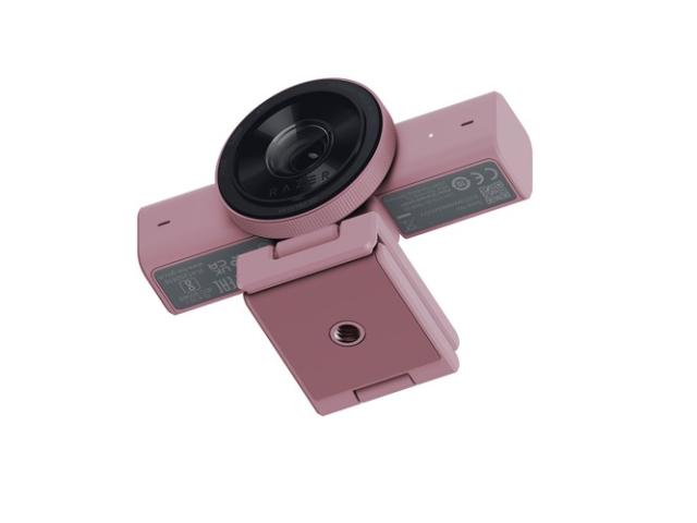 Razer 【国内正規品】クリエイター 向け 4K 30 FPS AI ウェブカメラ Kiyo V2 (Quartz Pink Edition) RZ19-05370300-R3M1返品種別A