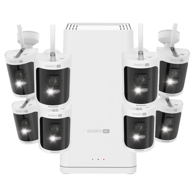 Swann SWNVW-AS4K128SD8CAM ワイヤレス防犯カメラ8台セットSwann AllSecure4K 8台セット[SWNVWAS4K128SD8CAM] 返品種別A
