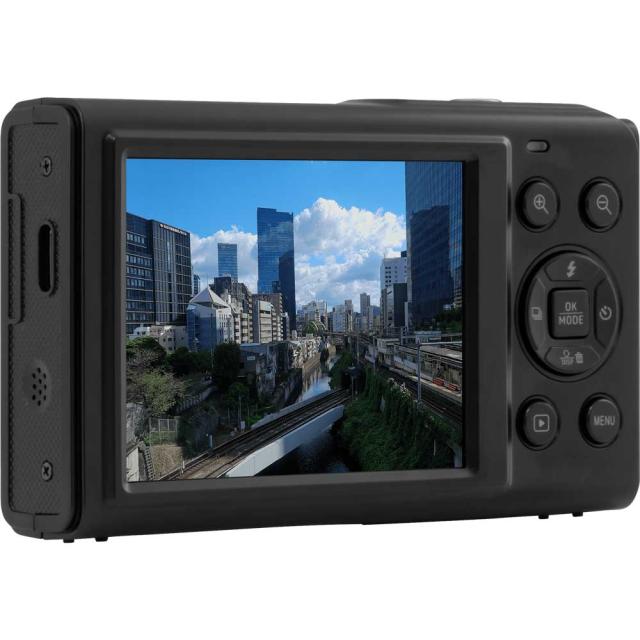 aiwa JA5-DCM0003(BK) コンパクトデジタルカメラ「aiwa cam DCB-2」（ブラック）アイワ[JA5DCM0003BK] 返品種別A_9