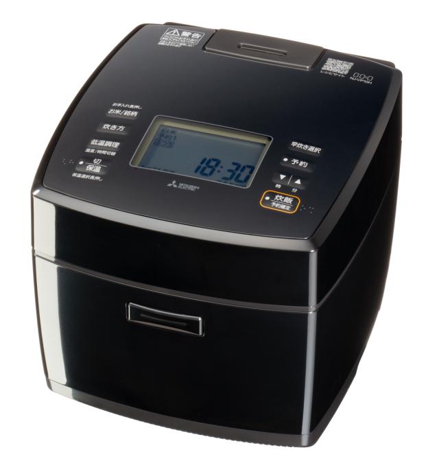 三菱 NJ-VP10H-B IHジャー炊飯器（5.5合炊き）　黒曜（こくよう）MITSUBISHI　備長炭　炭炊釜[NJVP10HB] 返品種別A