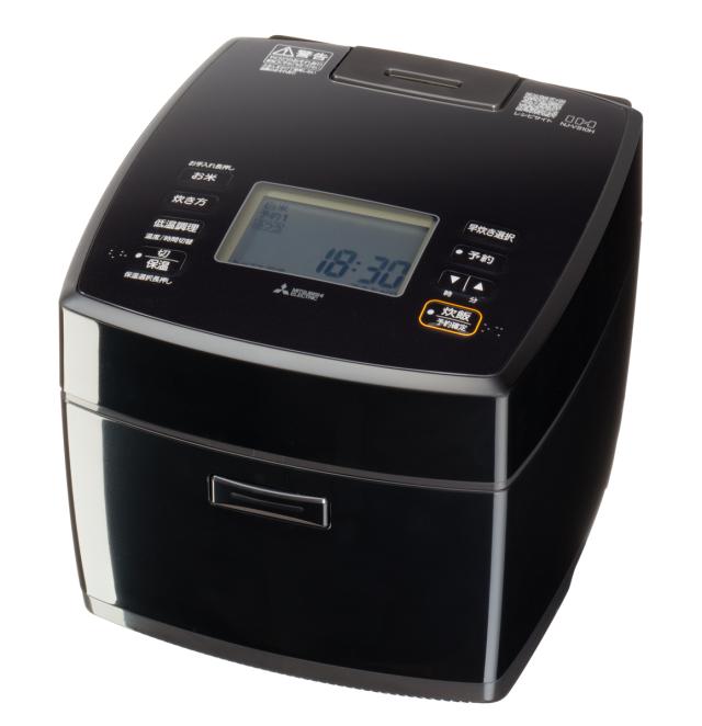 三菱 NJ-VS10H-B IHジャー炊飯器（5.5合炊き）　黒曜（こくよう）MITSUBISHI　ダブル備長炭コート 熾火（おきび）[NJVS10HB] 返品種別A