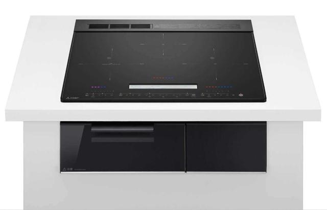 三菱 ビルトインIHクッキングヒーター【幅60cm】【鉄・ステンレス対応】（マットブラック） CS-R20A6-B返品種別A