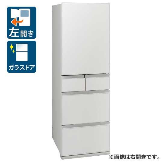 三菱 MR-MD45NL-W 451L 5ドア冷蔵庫（フラットリネンホワイト）【左開き】MITSUBISHI[MRMD45NLW] 返品種別A