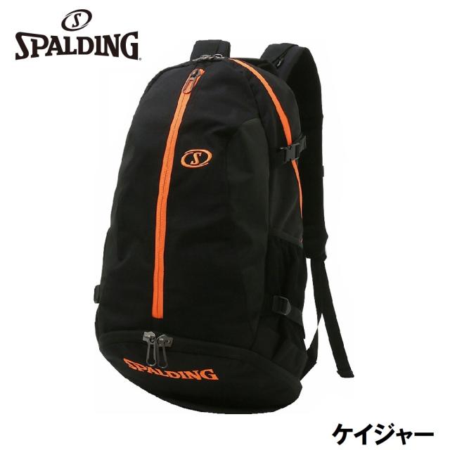 スポルディング バスケットボールプレーヤー向けバックパック ケイジャー（ネオンオレンジ・容量：32L） SPALDING SPD-40007NO返品種別A