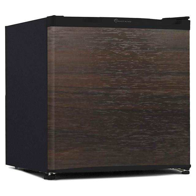 ウィンコド TH-46L1-WD 46L 1ドア冷蔵庫（直冷式）ダークウッドWINCOD[TH46L1WD] 返品種別A