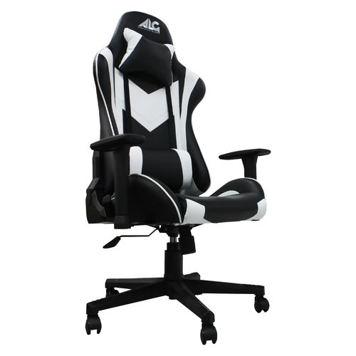 アローン ALG-GMCWAK ゲーミングチェア（ホワイト/ブラック・サイズ(約)：67×67×124cm)ALLONE[ALGGMCWAK] 返品種別A