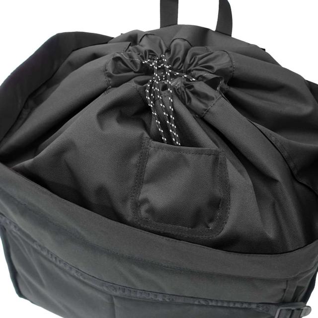 OUTDOOR PRODUCTS プレミアム ロゴテープ バスケット リュック2（ブラック1） アウトドアプロダクツ 22469006-BLK1返品種別A_4