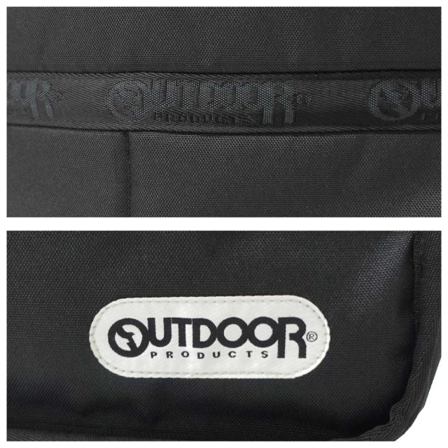 OUTDOOR PRODUCTS プレミアム ロゴテープ バスケット リュック2（ブラック1） アウトドアプロダクツ 22469006-BLK1返品種別A_5