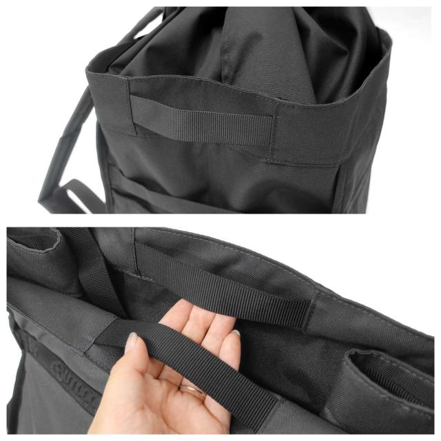 OUTDOOR PRODUCTS プレミアム ロゴテープ バスケット リュック2（ブラック1） アウトドアプロダクツ 22469006-BLK1返品種別A_7