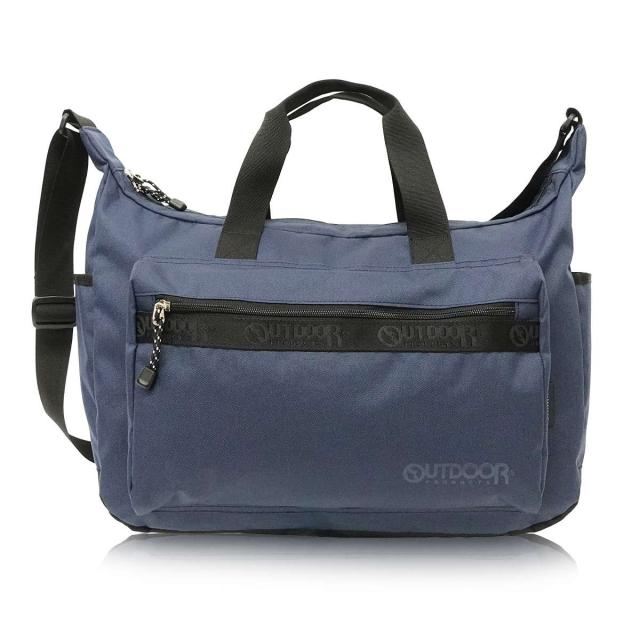OUTDOOR PRODUCTS 22469039-NVY2 ロゴテープ ラージショルダーバッグ（ネイビー2）アウトドアプロダクツ[22469039NVY2] 返品種別A