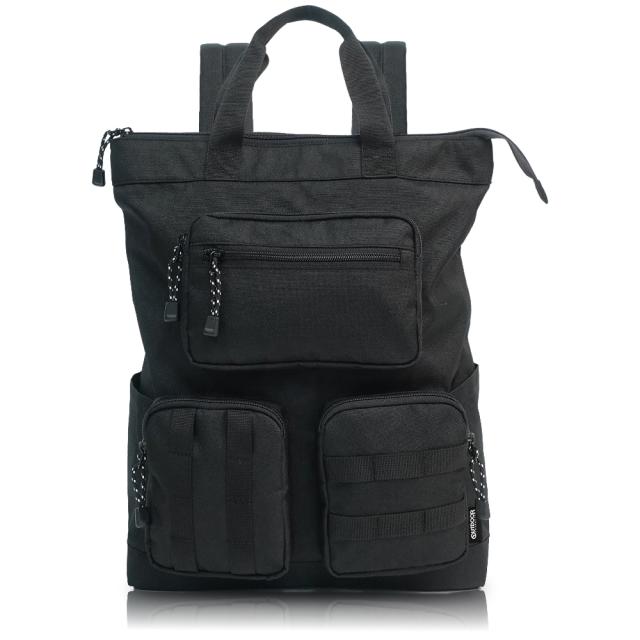 OUTDOOR PRODUCTS 22469121-BLK エクスプローラー トートリュック（ブラック）アウトドアプロダクツ[22469121BLK] 返品種別A