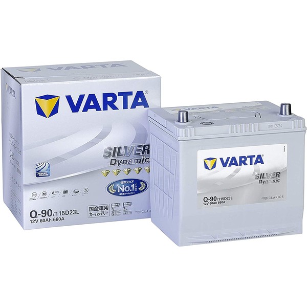 VARTA Q-90-VARTA シルバーダイナミック/トップパフォーマンEFB　充電制御車・アイドリングストップ車対応カーバッテリー【他商品との同時購入不可】VARTA（バルタ）　SILVER Dynamic[Q90VARTA] 返品種別A