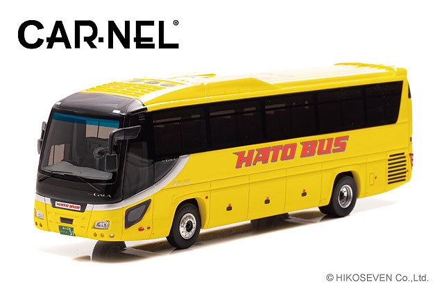 CAR-NEL 1/64 はとバス (031号車) いすゞ ガーラ スーパーハイデッカー【CN640035】ミニカー 返品種別B