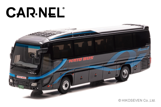 CAR-NEL 1/64 はとバス ピアニシモIII サファイア (511号車) いすゞ ガーラ スーパーハイデッカー【CN640036】ミニカー 返品種別B