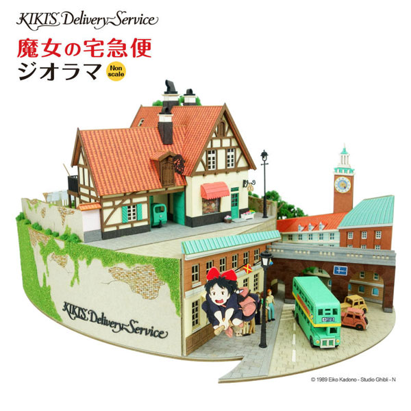 さんけい ノンスケール みにちゅあーとキット　スタジオジブリ作品シリーズ　魔女の宅急便ジオラマ (魔女の宅急便)【MK07-37】プラモデル 返品種別B