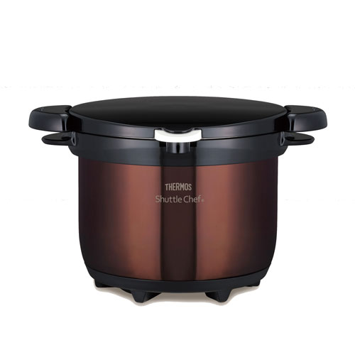 サーモス KBG-3000-CBW 【IH対応】真空保温調理器　20cm　3.0L　クリアブラウンTHERMOS　シャトルシェフ[KBG3000CBW] 返品種別A