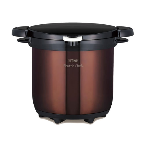 サーモス KBG-4500-CBW 【IH対応】真空保温調理器　20cm　4.5L　クリアブラウンTHERMOS　シャトルシェフ[KBG4500CBW] 返品種別A