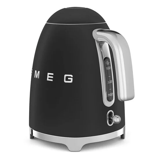 smeg KLF03BLMJP 電気ケトル　1.7L　マットブラックSMEG[KLF03BLMJP] 返品種別A