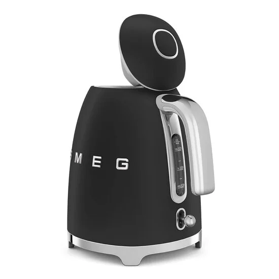 smeg KLF03BLMJP 電気ケトル　1.7L　マットブラックSMEG[KLF03BLMJP] 返品種別A