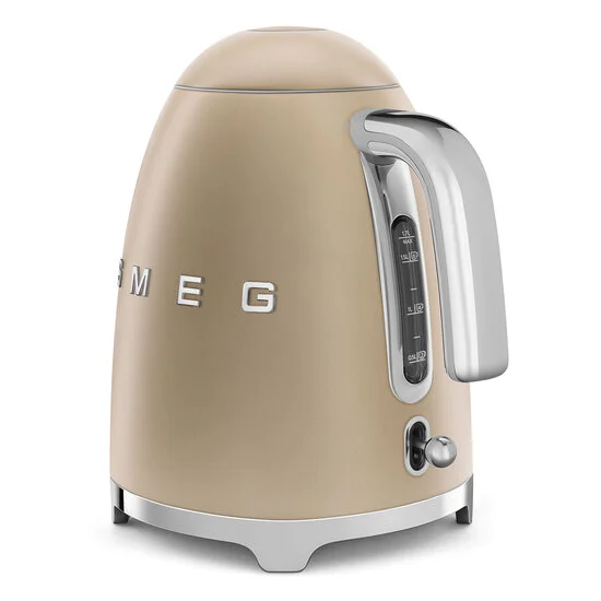 smeg KLF03CHMJP 電気ケトル　1.7L　シャンパンマットSMEG[KLF03CHMJP] 返品種別A