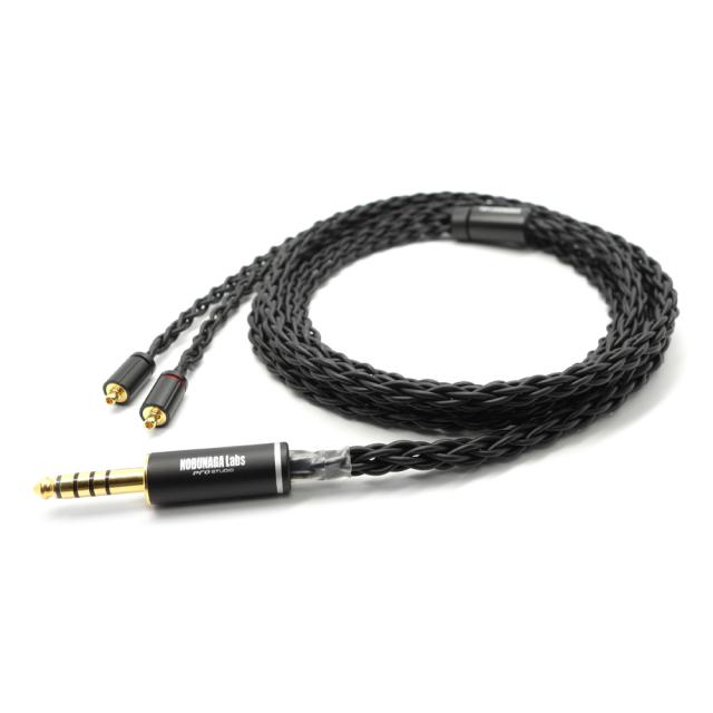 ノブナガラボ ヘッドホンリケーブル(1.2m)【MMCX⇔4.4mm5極バランス