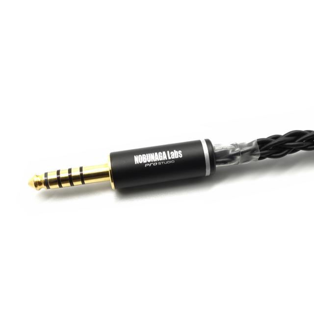 ノブナガラボ NLA-KYU MDR-1A/100A用リケーブル(1.2m)【3.5mm4極⇔4.4mm5極バランス】黒龍 (こくりゅう)NOBUNAGA LABS[NLAKYU] 返品種別A_2