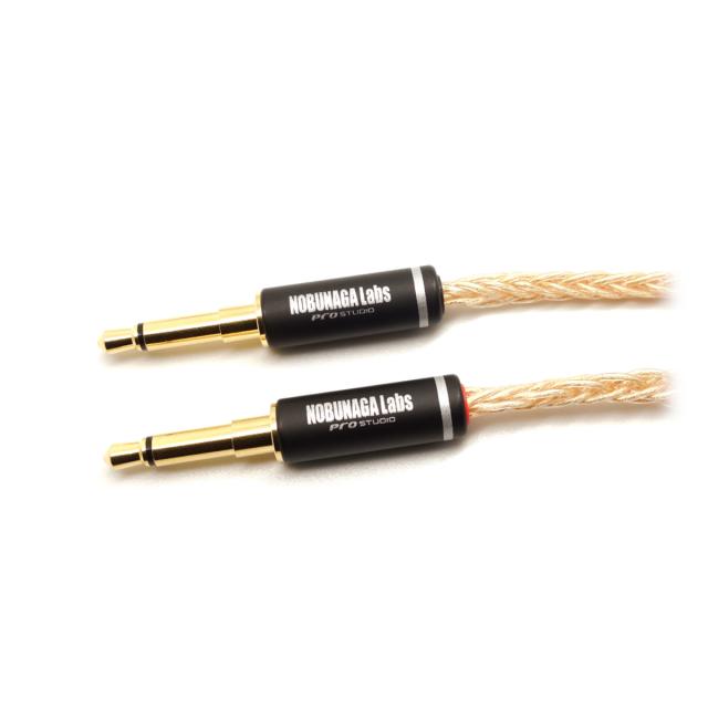 ノブナガラボ ヘッドホンリケーブル(1.8m)【3.5mm2極×2⇔4.4mm5極