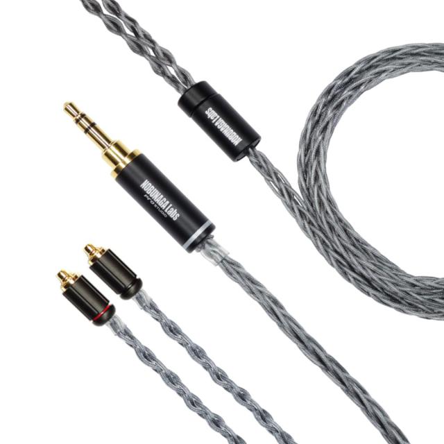 ノブナガラボ ヘッドホン用リケーブル(1.2m)【SennheiserMMCX⇔3.5mmステレオミニ】秧鶏（くいな） NOBUNAGA LABS NLC-KUI返品種別A_1