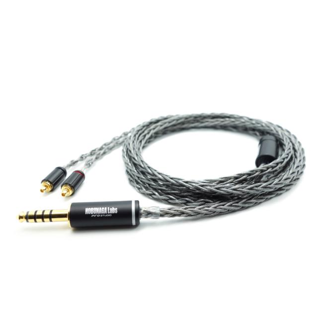 ノブナガラボ ヘッドホン用リケーブル(1.2m)【SennheiserMMCX⇔4.4mm5極バランス】雎鳩（みさご） NLC-MSG返品種別A_2