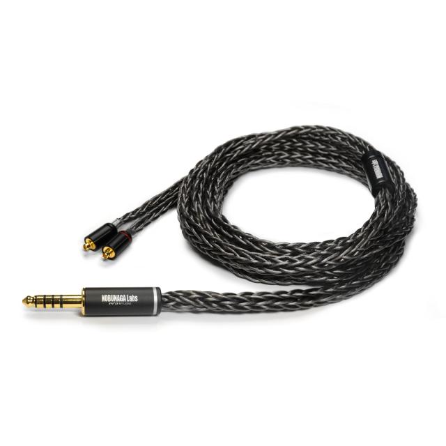 ノブナガラボ ヘッドホンリケーブル(1.2m)【MMCX⇔4.4mm5極バランス】雲隠 鎧(くもがくれ がい) NLC-KMG-GAI返品種別A_4