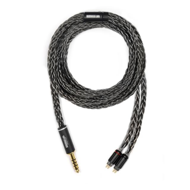 ノブナガラボ ヘッドホンリケーブル(1.2m)【2pin⇔4.4mm5極バランス】ECLIPCE Rise(エクリプス ライズ) NLC-ECS-RSE返品種別A